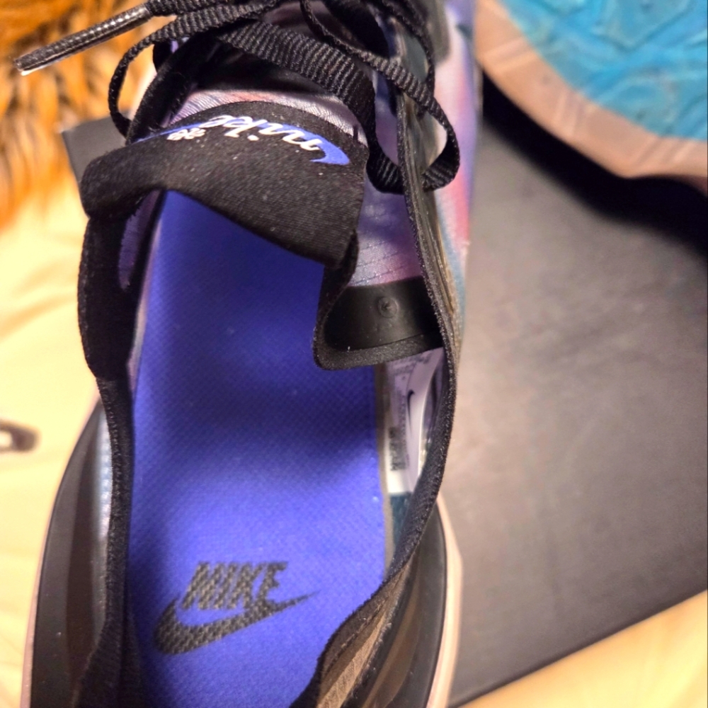 Nike Women’s Multicolor Black Purple Blue Sneakers - Picture 5 of 8